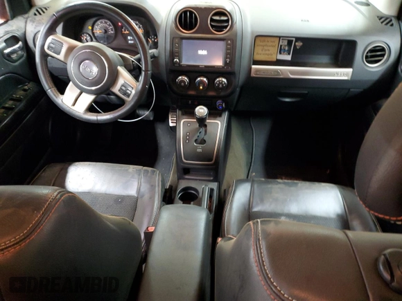2017 Jeep Compass Sport with VIN 1C4NJCBB3HD157061, listed as a Copart auction lot 87363514 with 112,280 mi miles and Salvage Title. Bid and sale history available at carsss.com. Image 8.