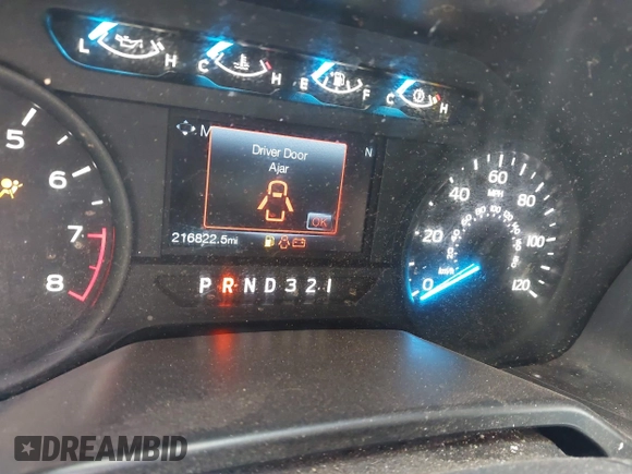 2017 Ford F-150 XL with VIN 1FTMF1E88HKC51000, listed as a IAAI auction lot 40738846 with 216,822 mi miles and . Bid and sale history available at DreamBid. Image 7.