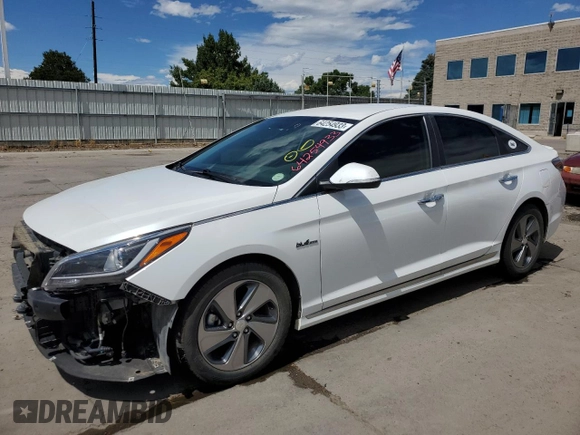 2017 Hyundai Sonata Hybrid Limited with VIN KMHE34L34HA066787, listed as a Copart auction lot 64254933 with 66,271 mi miles. Bid and sale history available at carsss.com. Image 1.