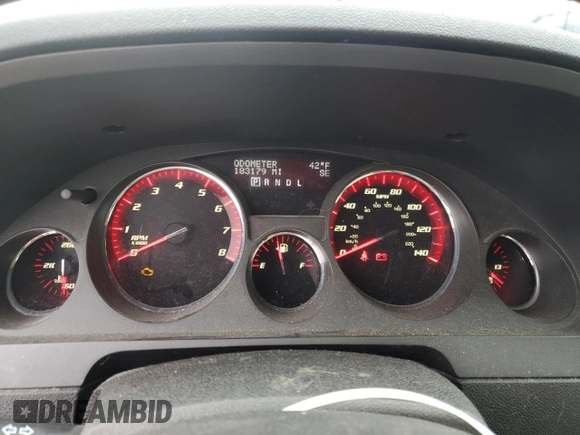 2010 GMC Acadia SLT2 with VIN 1GKLVNED7AJ173246, listed as a Copart auction lot 85988004 with 183,179 mi miles and Clean Title. Bid and sale history available at DreamBid. Image 9.