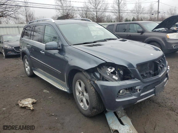 2011 Mercedes-Benz GL-Class GL 450 with VIN 4JGBF7BE1BA652272, listed as a Copart auction lot 51119115 with 0 mi miles and Salvage Title. Bid and sale history available at carsss.com. Image 4.