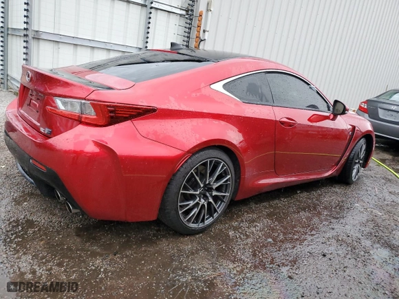2015 Lexus RC F with VIN JTHHP5BC9F5004111, listed as a Copart auction lot 82548153 with NaN miles. Bid and sale history available at carsss.com. Image 3.