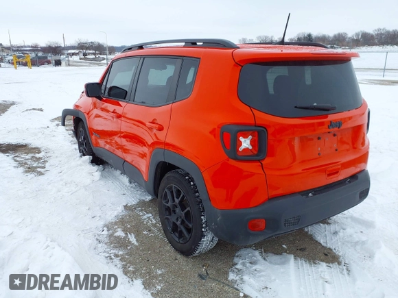 2020 Jeep Renegade Latitude with VIN ZACNJABB9LPL17388, listed as a IAAI auction lot 41276524 with 49,086 mi miles and . Bid and sale history available at DreamBid. Image 3.