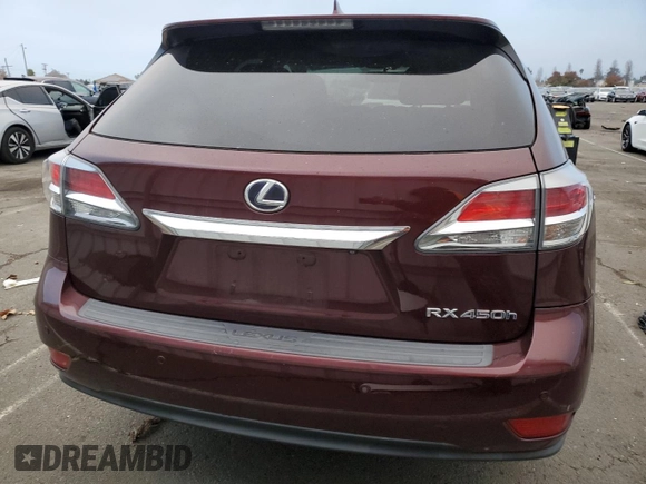 2015 Lexus RX 450h with VIN 2T2ZB1BA3FC003532, listed as a Copart auction lot 85498474 with 169,011 mi miles and Clean Title. Bid and sale history available at DreamBid. Image 6.