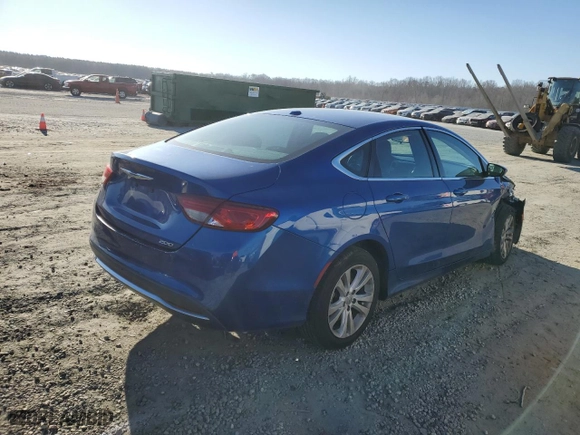 2015 Chrysler 200 Limited with VIN 1C3CCCAB8FN701942, listed as a Copart auction lot 88007405 with 245,338 mi miles and Salvage Title. Bid and sale history available at carsss.com. Image 3.