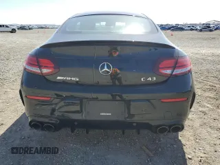 2023 Mercedes-Benz C 43 AMG with VIN W1KWJ6EB8PG119569, listed as a Copart auction lot 57043995 with 14,601 mi miles and Salvage title. Bid and sale history available at DreamBid. Image 6.