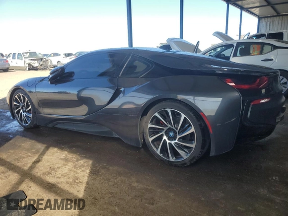 2015 BMW i8 z VIN WBY2Z2C58FV391376, wystawiony jako Copart lot #47265335 z przebiegiem 92 959 mil mil oraz Szkoda całkowita • Salvage title. Historia ofert i sprzedaży dostępna na DreamBid. Obrazek 2.