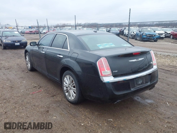 2013 Chrysler 300 with VIN 2C3CCAKG7DH619334, listed as a IAAI auction lot 41193765 with 162,662 mi miles. Bid and sale history available at carsss.com. Image 3.