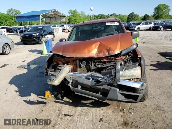 2005 Chevrolet Colorado 1SE LS Z71 with VIN 1GCDS136458219568, listed as a Copart auction lot 52512265 with 151,593 mi miles and Salvage title. Bid and sale history available at DreamBid. Image 11.
