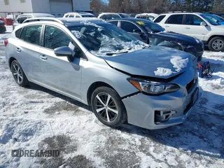 2019 Subaru Impreza Premium with VIN 4S3GTAC67K3712213, listed as a IAAI auction lot 41582618 with 1 mi miles. Bid and sale history available at carsss.com. Image 1.