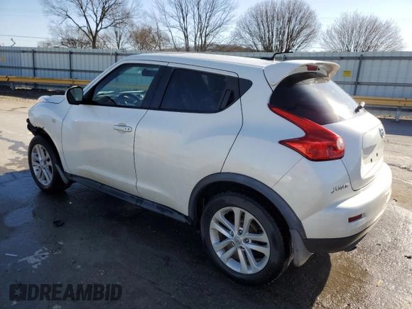 2013 Nissan Juke SV with VIN JN8AF5MV0DT218020, listed as a Copart auction lot 48515025 with 155,763 mi miles and Salvage Title. Bid and sale history available at carsss.com. Image 2.