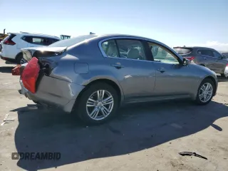 2015 Infiniti Q40 with VIN JN1CV6ARXFM522699, listed as a Copart auction lot 74004004 with 0 mi miles and Salvage Title. Bid and sale history available at carsss.com. Image 3.