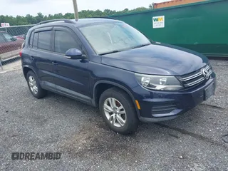 2016 Volkswagen Tiguan SE with VIN WVGBV7AX2GW574049, listed as a IAAI auction lot 42693512 with 147,563 mi miles and . Bid and sale history available at DreamBid. Image 1.