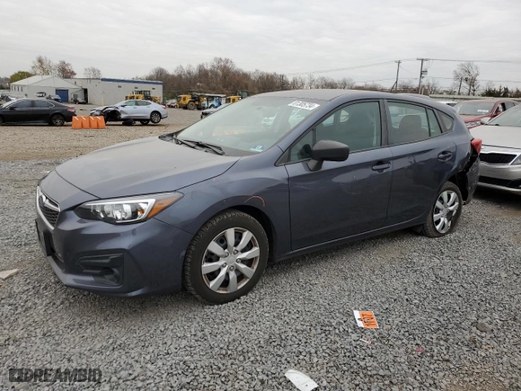 2017 Subaru Impreza with VIN 4S3GTAA66H3753945, listed as a Copart auction lot 81305734 with 95,773 mi miles and Salvage Title. Bid and sale history available at carsss.com. Image 1.
