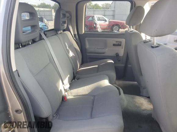 2006 Dodge Dakota ST with VIN 1D7HE28K36S595242, listed as a Copart auction lot 51348695 with 110,602 mi miles and Salvage Title. Bid and sale history available at carsss.com. Image 10.