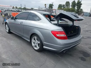 2012 Mercedes-Benz C-Class C 250 with VIN WDDGJ4HB1CF796936, listed as a IAAI auction lot 41466753 with 52,017 mi miles. Bid and sale history available at carsss.com. Image 3.