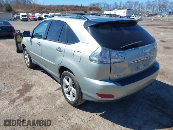 2008 Lexus RX with VIN 2T2HK31U98C071341, listed as a IAAI auction lot 41829229 with 166,031 mi miles. Bid and sale history available at carsss.com. Image 3.
