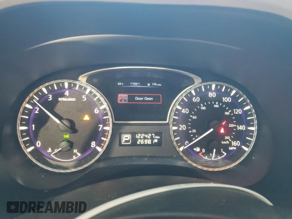 2017 Infiniti QX60 with VIN 5N1DL0MMXHC546218, listed as a Copart auction lot 47448695 with 122,427 mi miles and Salvage Title. Bid and sale history available at carsss.com. Image 9.