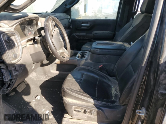 2021 Chevrolet Silverado 1500 High Country with VIN 3GCUYHED0MG155282, listed as a Copart auction lot 89275505 with 0 mi miles and Salvage Title. Bid and sale history available at carsss.com. Image 7.