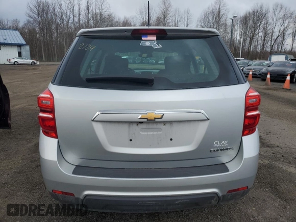 2016 Chevrolet Equinox LS with VIN 2GNALBEK9G6112368, listed as a Copart auction lot 50962285 with 87,042 mi miles and Clean Title. Bid and sale history available at carsss.com. Image 6.