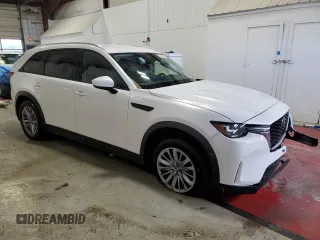 2024 Mazda CX-90 3.3 Turbo Select with VIN JM3KKAHD5R1163953, listed as a Copart auction lot 43594785 with 20,882 mi miles and Salvage Title. Bid and sale history available at carsss.com. Image 4.