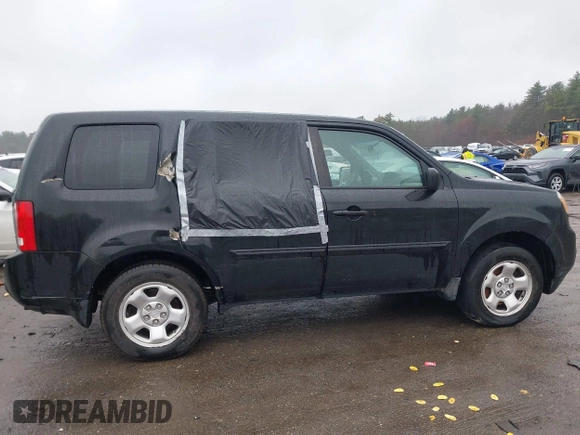 2012 Honda Pilot LX with VIN 5FNYF4H27CB038765, listed as a IAAI auction lot 41963157 with 209,965 mi miles and . Bid and sale history available at carsss.com. Image 13.
