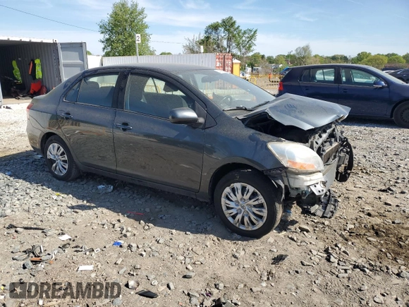 2010 Toyota Yaris with VIN JTDBT4K35A1355708, listed as a Copart auction lot 54347695 with 103,689 mi miles and Salvage Title. Bid and sale history available at carsss.com. Image 4.