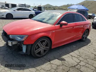 2015 Audi A3 Prestige z VIN WAUHCGFF4F1060197, wystawiony jako Copart lot #52085015 z przebiegiem 107 130 mil mil oraz Szkoda całkowita • Salvage title. Historia ofert i sprzedaży dostępna na DreamBid. Obrazek 1.