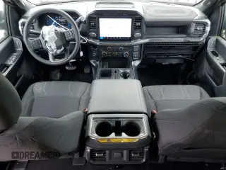 2024 Ford F-150 STX with VIN 1FTEW2KP9RKF20192, listed as a Copart auction lot 53884645 with 743 mi miles and Salvage Title. Bid and sale history available at carsss.com. Image 8.
