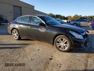 2011 Infiniti G25 x with VIN JN1DV6AR1BM654135, listed as a Copart auction lot 83824524 with 167,253 mi miles and Salvage Title. Bid and sale history available at DreamBid. Image 4.