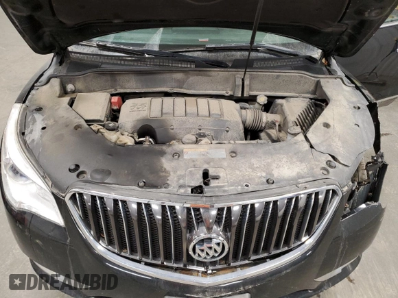 2016 Buick Enclave Leather with VIN 5GAKVBKD6GJ303280, listed as a Copart auction lot 49962345 with 175,435 mi miles and Salvage Title. Bid and sale history available at DreamBid. Image 12.
