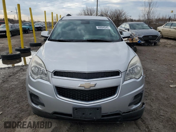 2013 Chevrolet Equinox LT with VIN 2GNALDEK2D1166227, listed as a Copart auction lot 46894545 with 121,332 mi miles and Salvage Title. Bid and sale history available at carsss.com. Image 5.