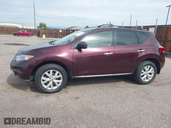 2014 Nissan Murano S with VIN JN8AZ1MW5EW529631, listed as a IAAI auction lot 42385719 with 168,182 mi miles and . Bid and sale history available at DreamBid. Image 14.