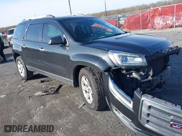 2014 GMC Acadia SLE with VIN 1GKKRPKD1EJ209213, listed as a IAAI auction lot 41934436 with 150,190 mi miles. Bid and sale history available at carsss.com. Image 1.