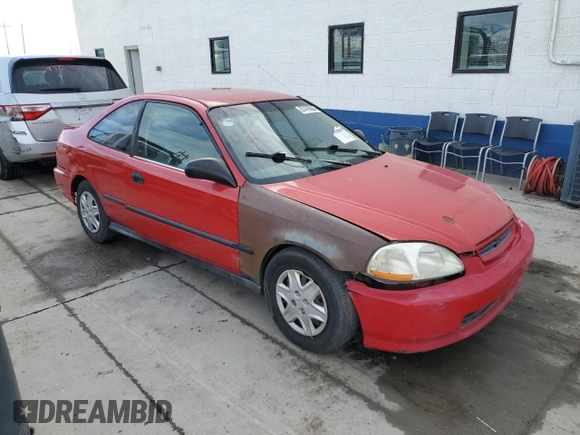 1997 Honda Civic DX with VIN 1HGEJ6124VL029577, listed as a Copart auction lot 87476864 with 210,802 mi miles and Clean Title. Bid and sale history available at carsss.com. Image 4.