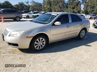 2009 Mercury Milan with VIN 3MEHM07Z39R601054, listed as a Copart auction lot 85801924 with 182,324 mi miles and Salvage Title. Bid and sale history available at carsss.com. Image 1.
