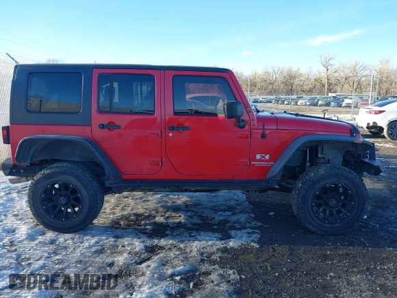 2007 Jeep Wrangler Unlimited X with VIN 1J4GA39137L104767, listed as a IAAI auction lot 41348113 with 175,353 mi miles and . Bid and sale history available at DreamBid. Image 13.
