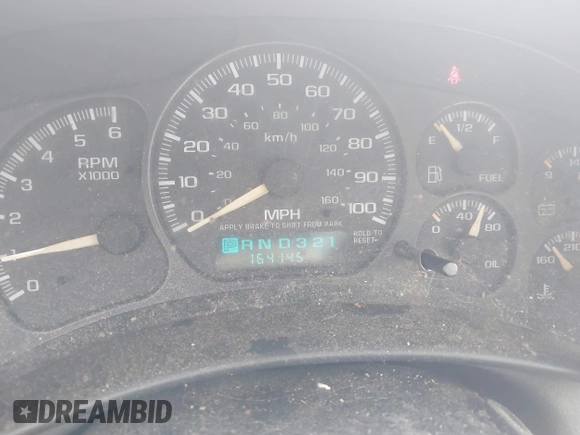 2002 Chevrolet Avalanche with VIN 3GNEC13T92G185390, listed as a IAAI auction lot 42619388 with 164,145 mi miles and . Bid and sale history available at DreamBid. Image 7.
