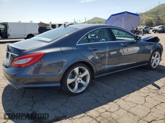 2013 Mercedes-Benz CLS 550 with VIN WDDLJ7DB9DA073775, listed as a Copart auction lot 50209465 with 105,612 mi miles and Salvage title. Bid and sale history available at DreamBid. Image 3.