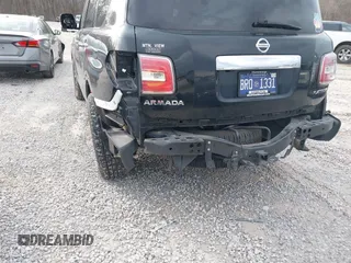 2019 Nissan Armada Platinum with VIN JN8AY2NE8K9755381, listed as a IAAI auction lot 41440130 with 137,026 mi miles. Bid and sale history available at carsss.com. Image 6.