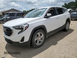 2020 GMC Terrain SLE with VIN 3GKALMEV1LL204468, listed as a Copart auction lot 59158535 with 77,942 mi miles and Salvage title. Bid and sale history available at DreamBid. Image 1.