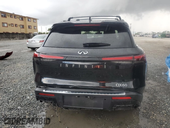 2024 Infiniti QX60 Autograph with VIN 5N1DL1HU3RC340451, listed as a Copart auction lot 62314735 with 18,010 mi miles and Salvage title. Bid and sale history available at DreamBid. Image 6.