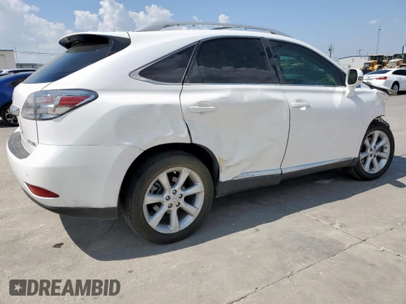 2011 Lexus RX 350 with VIN 2T2ZK1BA8BC053952, listed as a Copart auction lot 50541505 with 136,526 mi miles and Salvage Title. Bid and sale history available at carsss.com. Image 3.