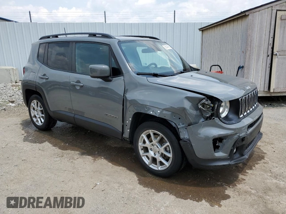 2020 Jeep Renegade Latitude z VIN ZACNJABB7LPL31497, wystawiony jako Copart lot #59149995 z przebiegiem 45 396 mil mil oraz Szkoda całkowita • Salvage title. Historia ofert i sprzedaży dostępna na DreamBid. Obrazek 4.