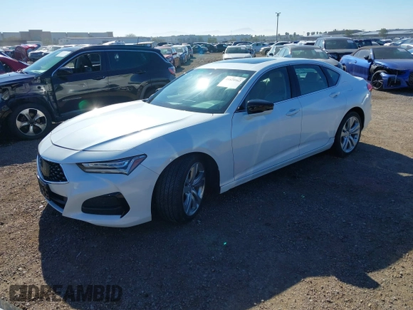 2021 Acura TLX Technology z VIN 19UUB5F48MA002731, wystawiony jako IAAI lot #41820962 z przebiegiem 30 747 mil mil oraz . Historia ofert i sprzedaży dostępna na DreamBid. Obrazek 2.