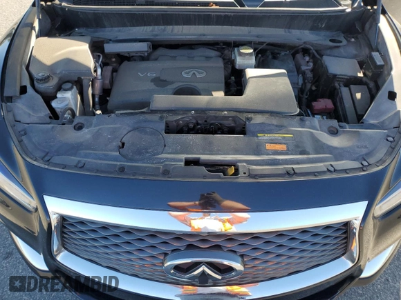 2017 Infiniti QX60 with VIN 5N1DL0MM6HC554882, listed as a Copart auction lot 54297515 with 82,996 mi miles and Salvage Title. Bid and sale history available at DreamBid. Image 12.