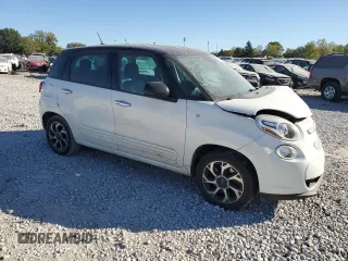 2014 FIAT 500L Easy with VIN ZFBCFABH3EZ027882, listed as a Copart auction lot 75265864 with 52,817 mi miles and Salvage Title. Bid and sale history available at carsss.com. Image 4.