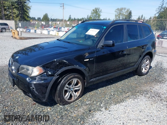 2006 BMW X3 3.0i with VIN WBXPA93436WD28572, listed as a IAAI auction lot 41960342 with 193,340 mi miles and . Bid and sale history available at DreamBid. Image 2.