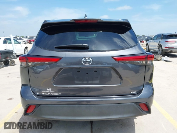 2023 Toyota Highlander L with VIN 5TDKDRAH7PS007332, listed as a IAAI auction lot 42392250 with 51,943 mi miles and . Bid and sale history available at DreamBid. Image 16.