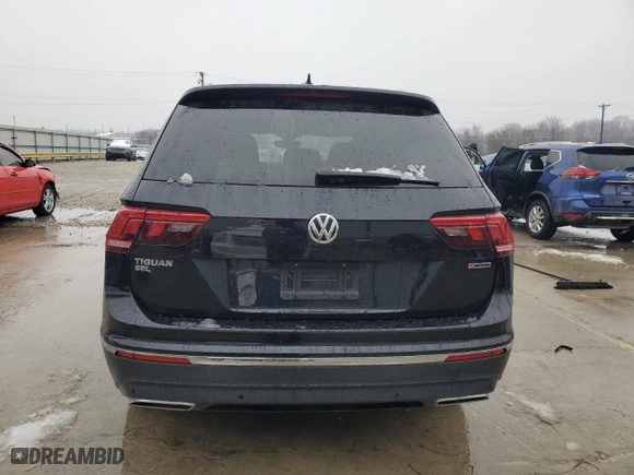 2019 Volkswagen Tiguan SEL Premium with VIN 3VV4B7AX5KM128512, listed as a Copart auction lot 45015445 with 68,514 mi miles and Salvage Title. Bid and sale history available at carsss.com. Image 6.